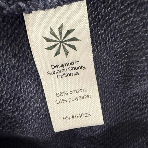 Athleta Long Sleeve Asymmetrical Zip Cityscape Sweatshirt Blue Women's Size XXS - Picture 10 of 10